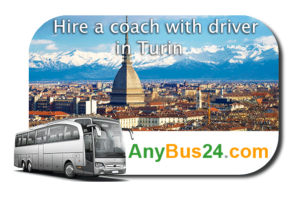 Hire a coach with driver in Turin