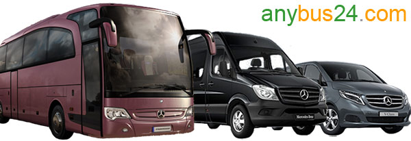 Booking bus and minibus with driver in the UK with AnyBus24.com