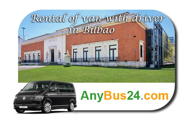 Rental of minibus with driver in Bilbao