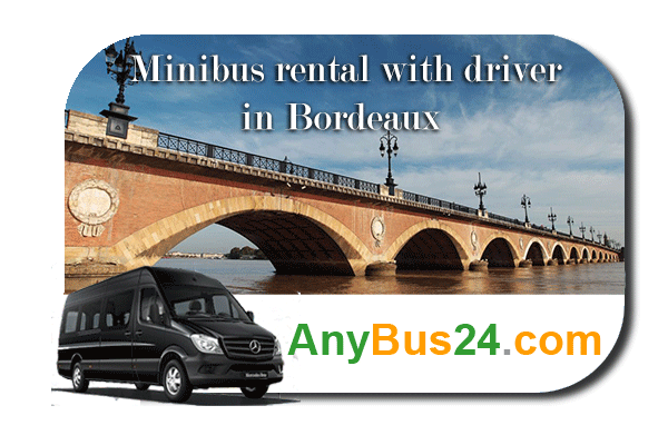 Hire a minibus with driver in Bordeaux