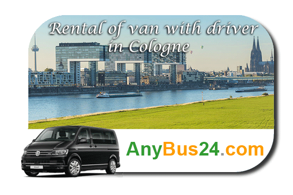 Rental of minibus with driver in Cologne