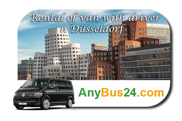 Rental of minibus with driver in Düsseldorf