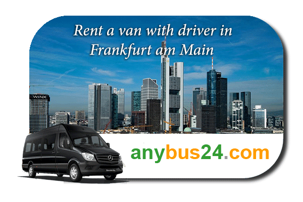 Hire a minibus with driver in Frankfurt