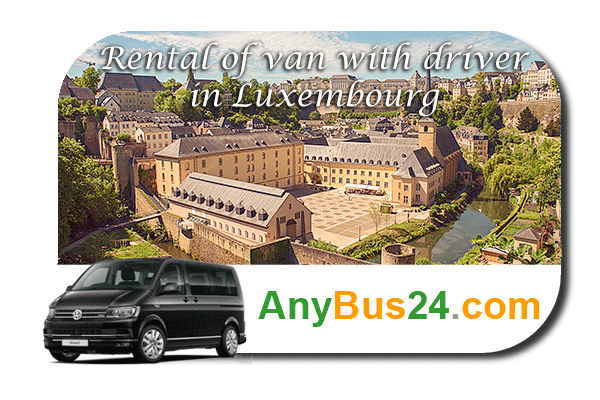 Rental of minibus with driver in Luxembourg