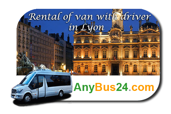 Rental of minibus with driver in Lyon