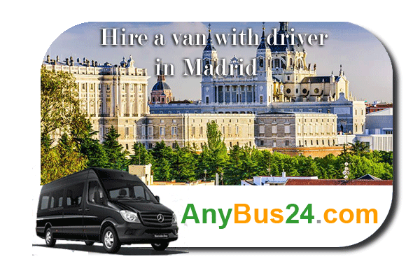 Hire a minibus with driver in Madrid