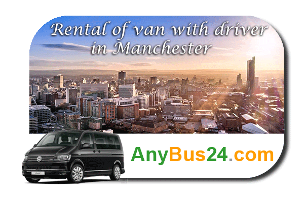 Rental of minibus with driver in Manchester