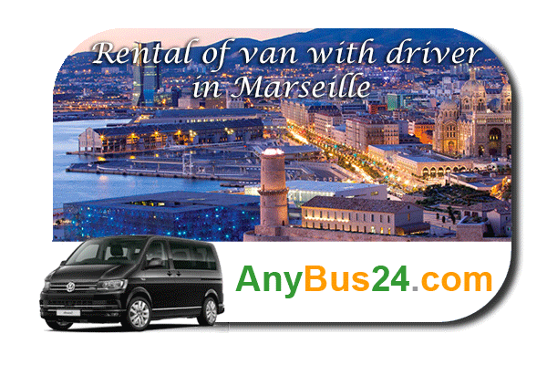 Rental of minibus with driver in Marseille