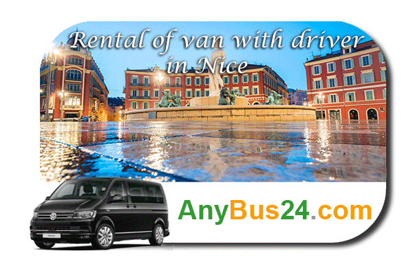 Rental of minibus with driver in Nice