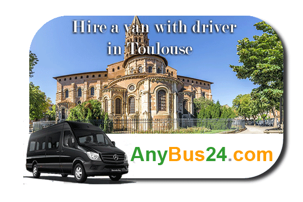 Hire a minibus with driver in Toulouse