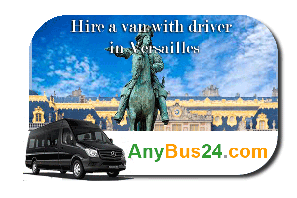 Hire a minibus with driver in Versailles