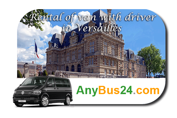 Rental of minibus with driver in Versailles