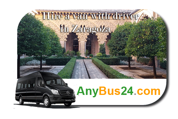 Hire a minibus with driver in Zaragoza