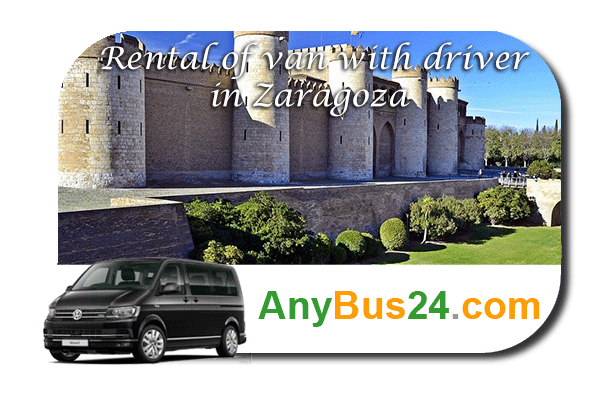 Rental of minibus with driver in Zaragoza