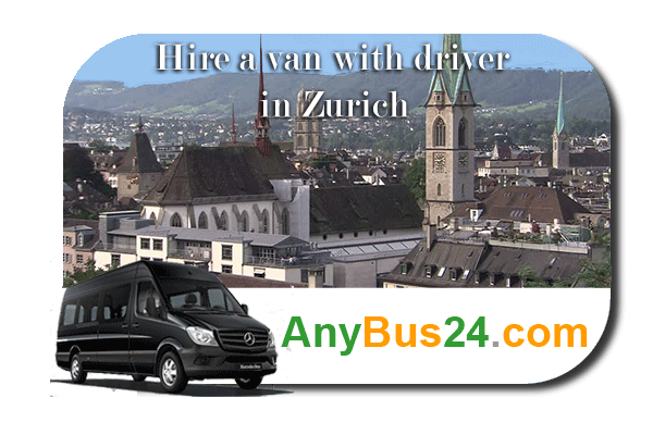 Hire a minibus with driver in Zurich