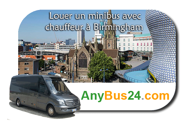 Location de minibus avec chauffeur à Birmingham