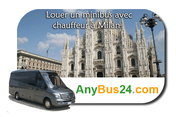 Location de minibus avec chauffeur à Milan